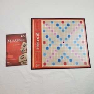 Scrabble Replacement Game Board* BOARD & INSTRUCTIONS ONLY !! USED